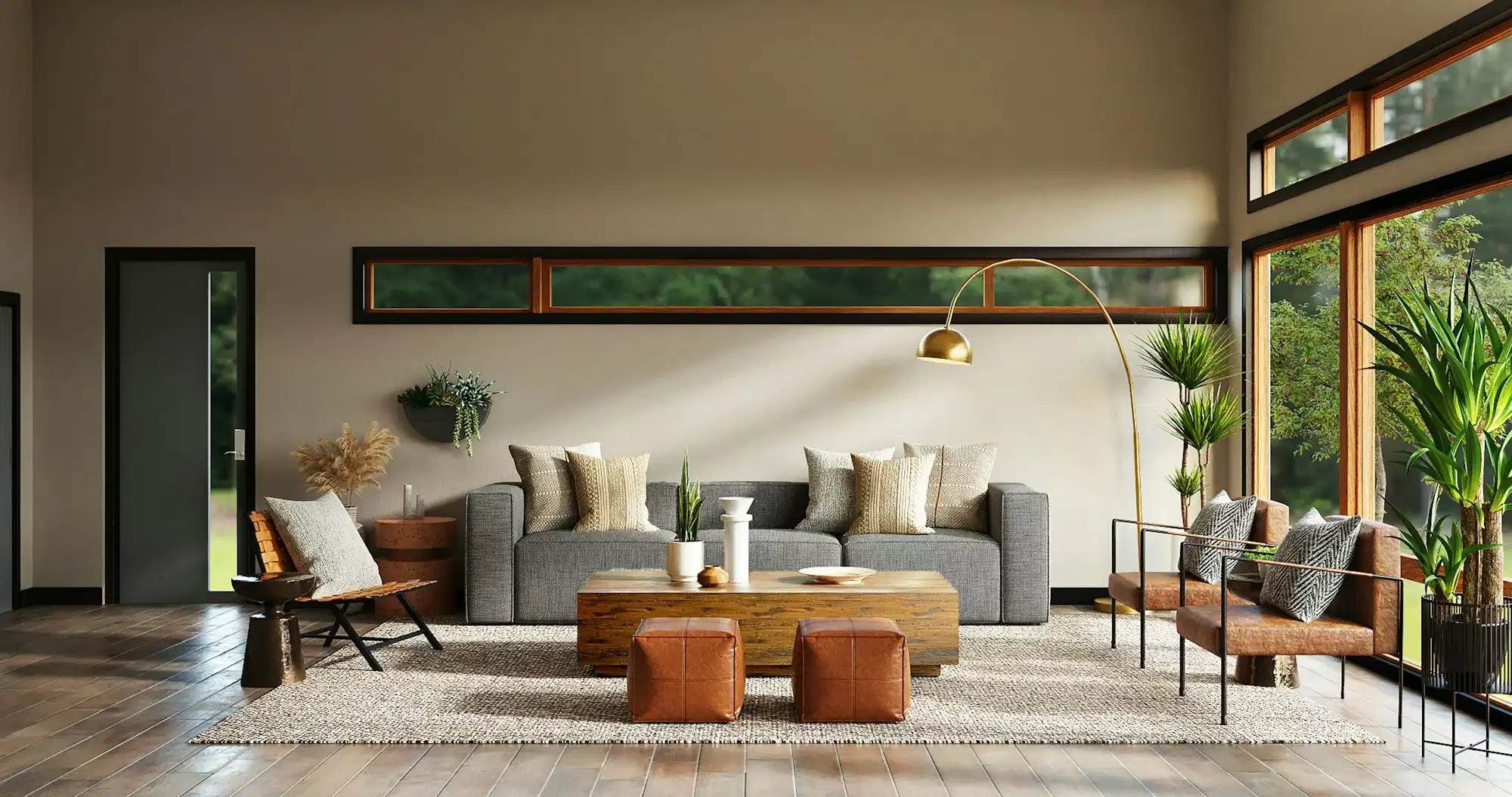 Interior reformado con acabados cuidados